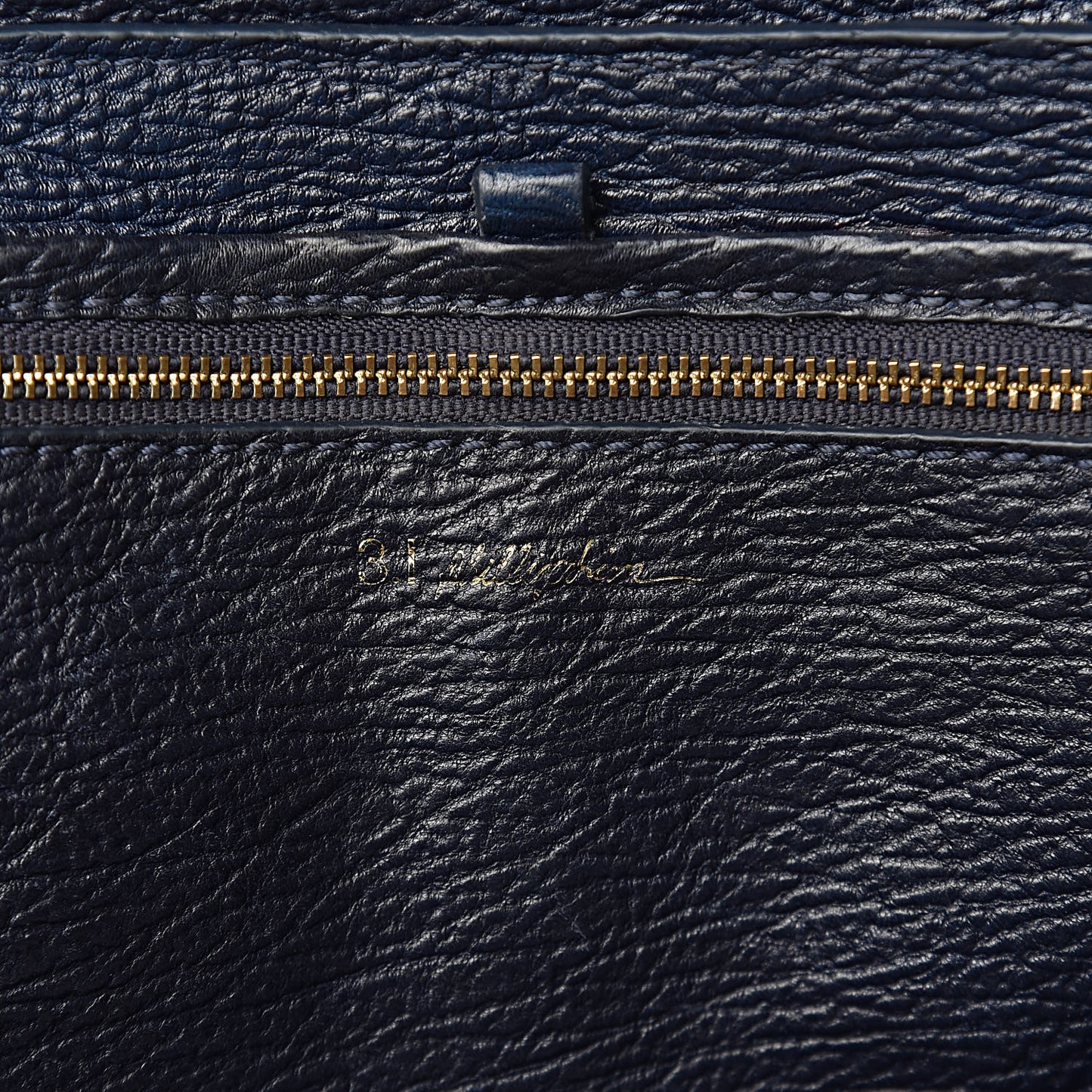 3.1 Textured Calfskin Large Pashli Satchel Ink