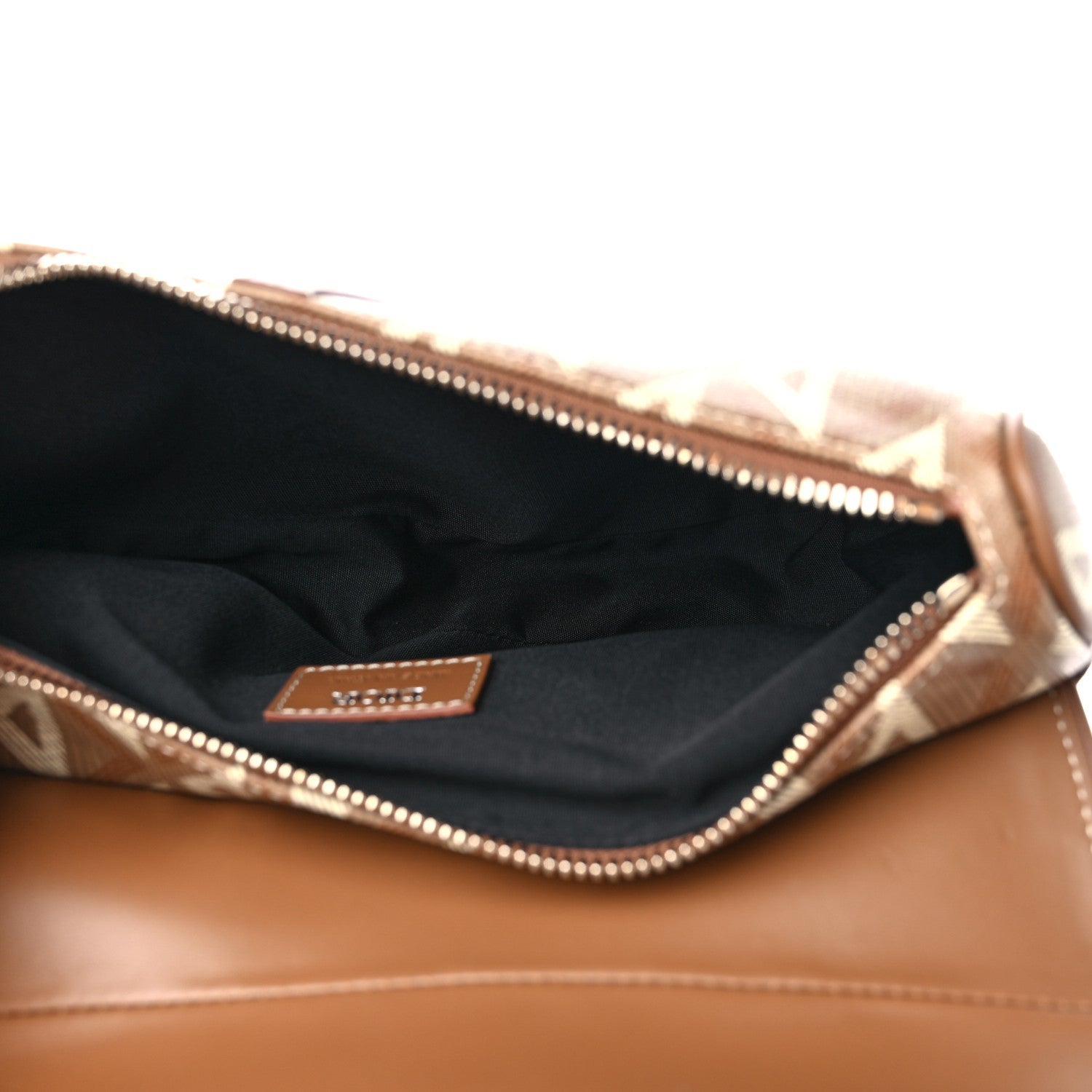 Christian Dior Coated Canvas CD Diamond Printed Mens Saddle Bag Coffee 5 of 8