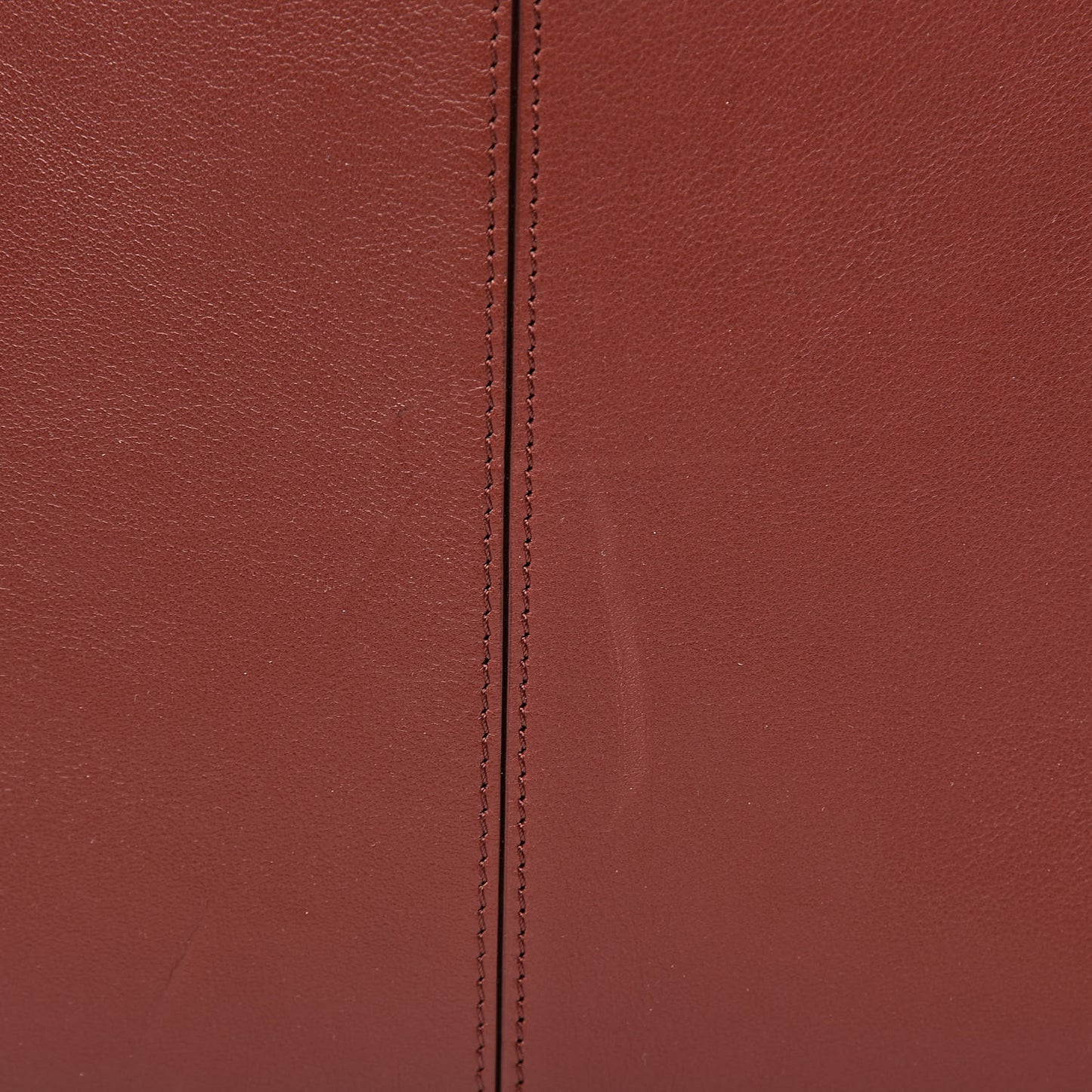 Calfskin Medium Tri-Fold Bag Red Wood