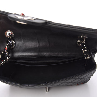 Chanel Lambskin Quilted Medium Ladybug Flap Black 5 of 10