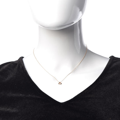 Tiffany 18K Rose Gold 7mm Elsa Peretti Open Heart Pendant Necklace 2 of 9