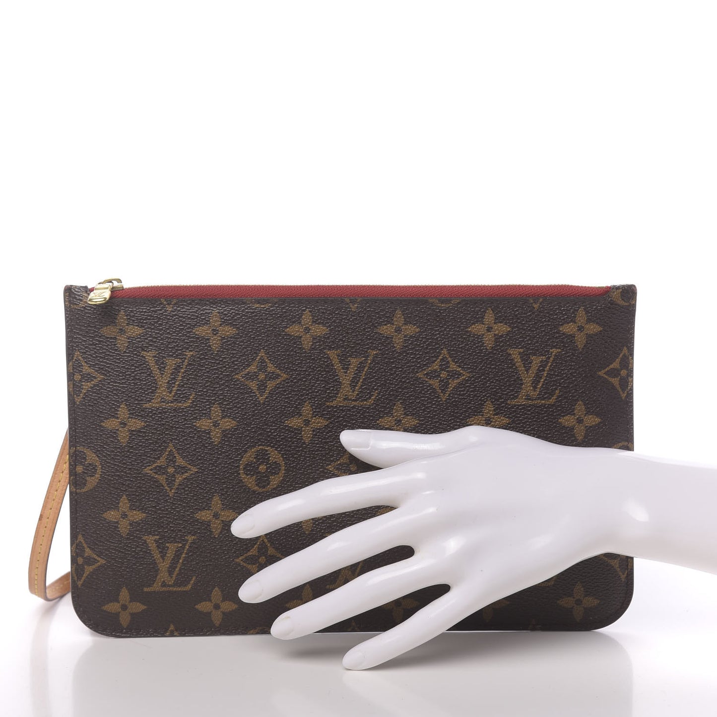 Monogram Neverfull MM GM Pochette Cherry