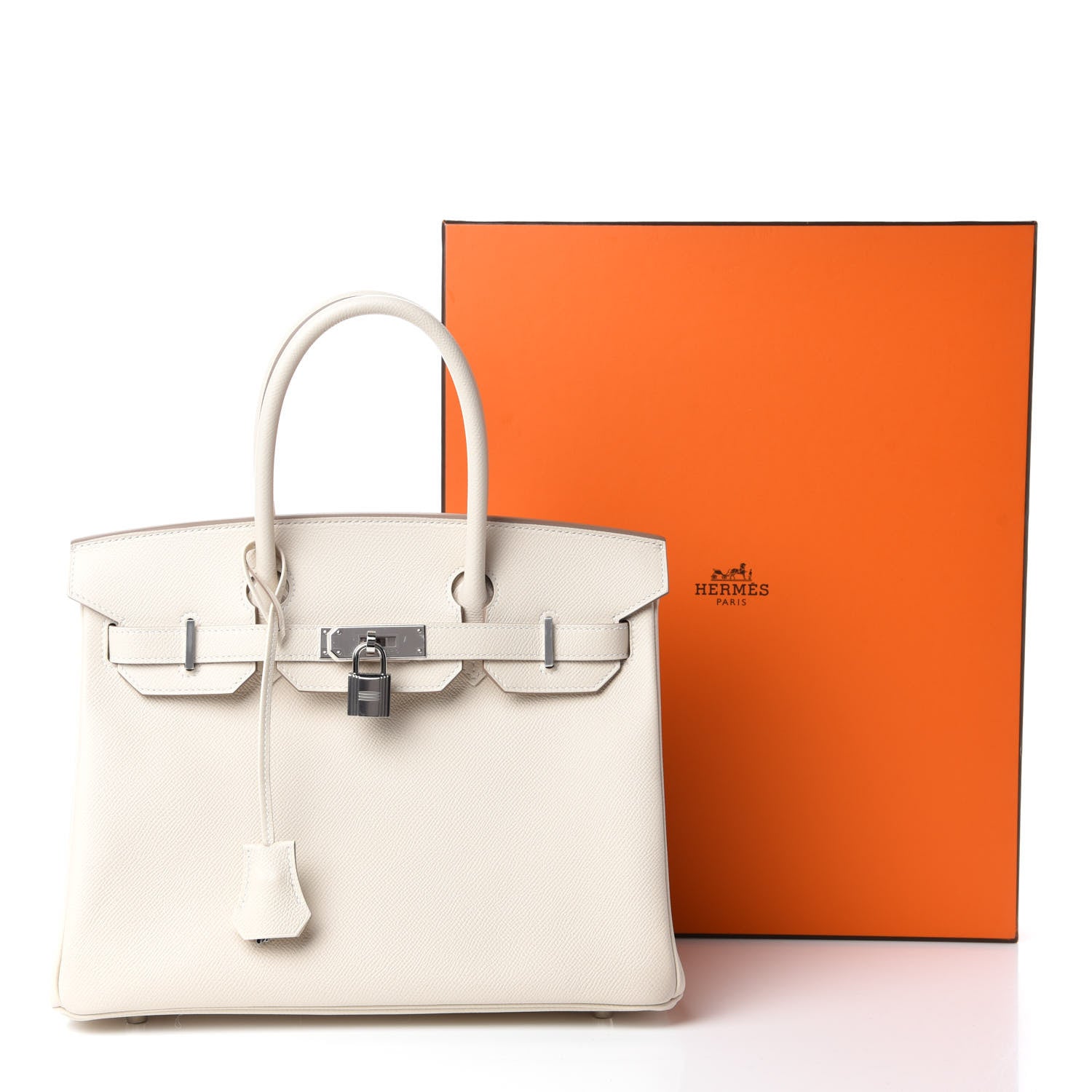 Hermes Epsom Birkin 30 Craie 11 of 11