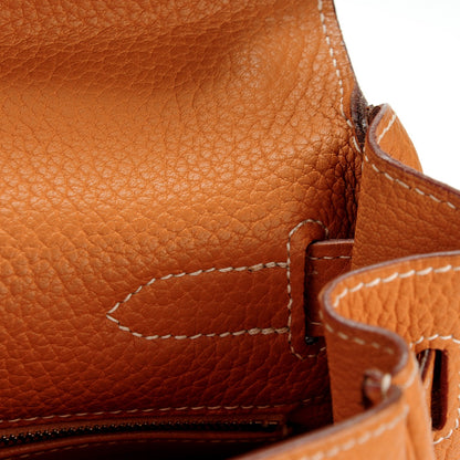 Hermes Fjord Kelly Retourne 32 Natural Sable 19 of 25