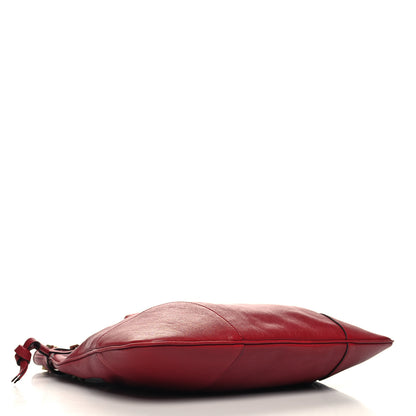 Gucci Sakai Be Green Calfskin Horsebit 1955 Cinch Top Messenger Bag New Cherry Red 4 of 10