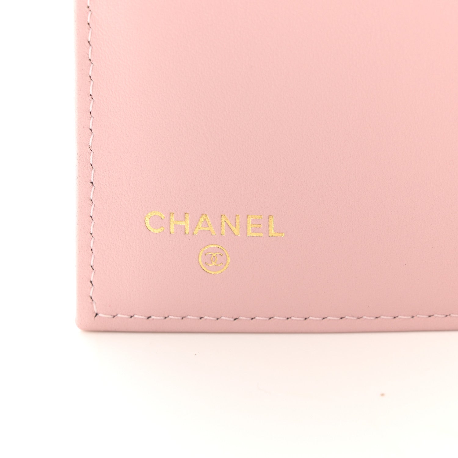 Chanel Caviar Quilted Studded CC Medium Flap Wallet Pink 6 of 9