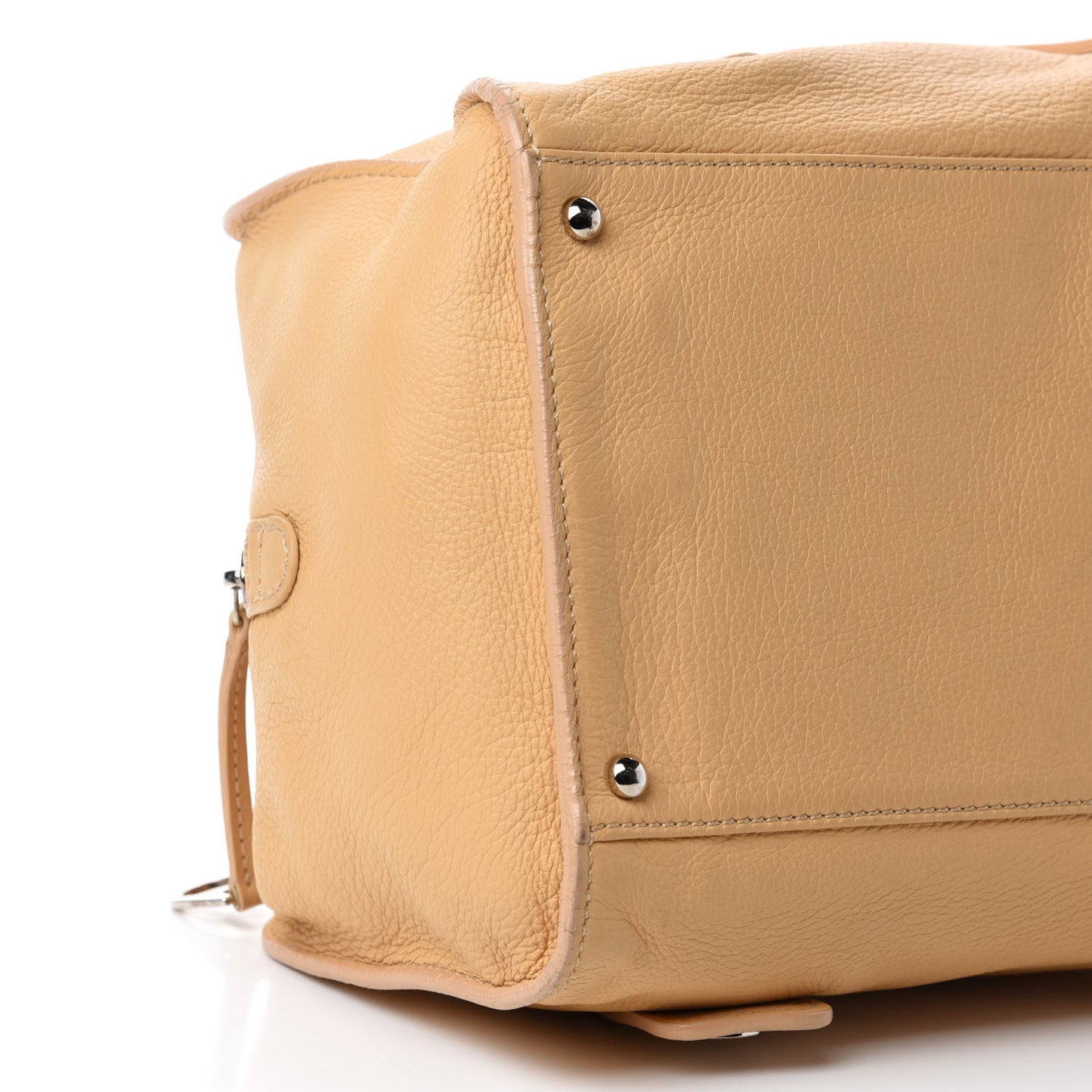 Deerskin Medium Bolt Bag Beige