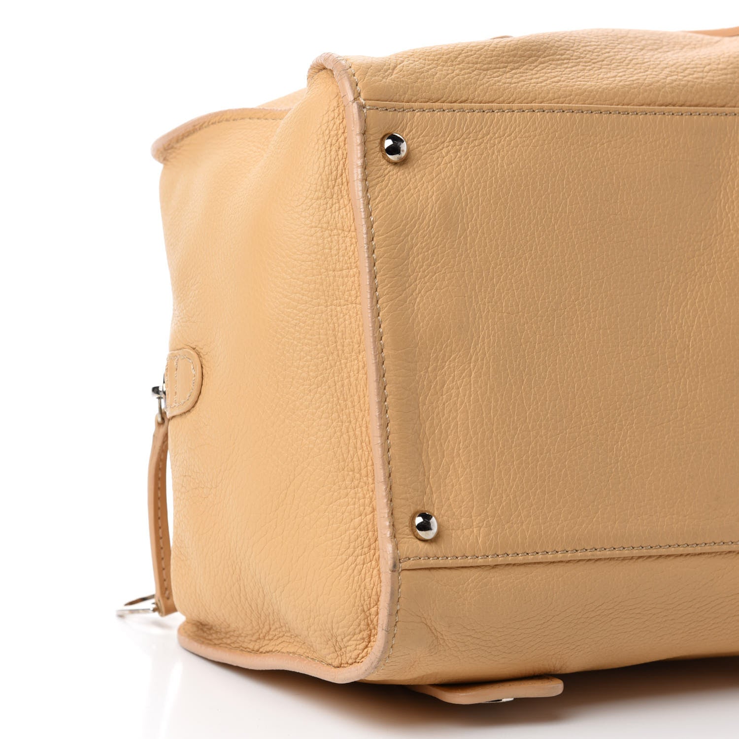 Chanel Deerskin Medium Bolt Bag Beige 6 of 13