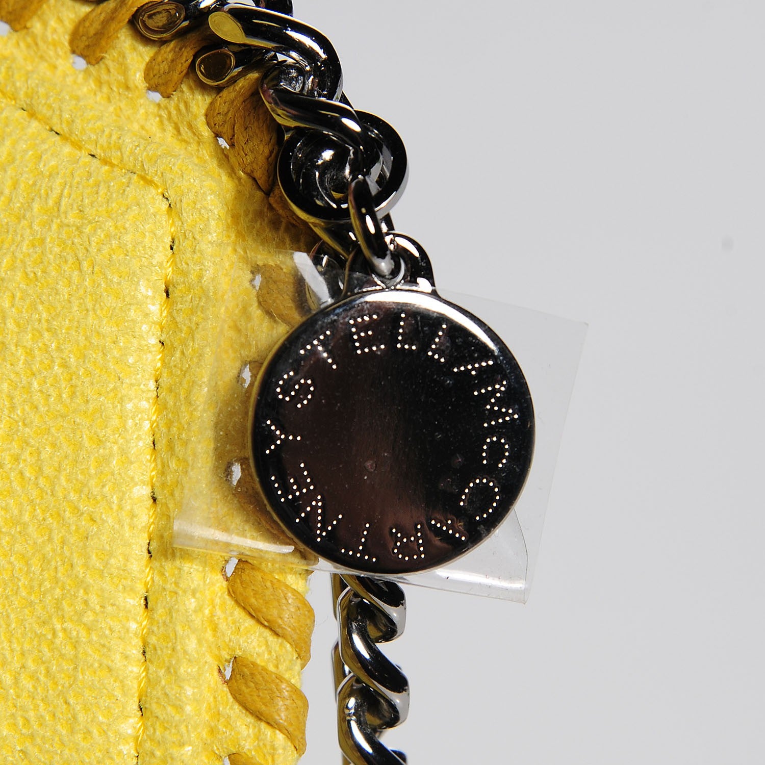 Stella McCartney Shaggy Deer Quilted Mini Falabella Canary 7 of 9