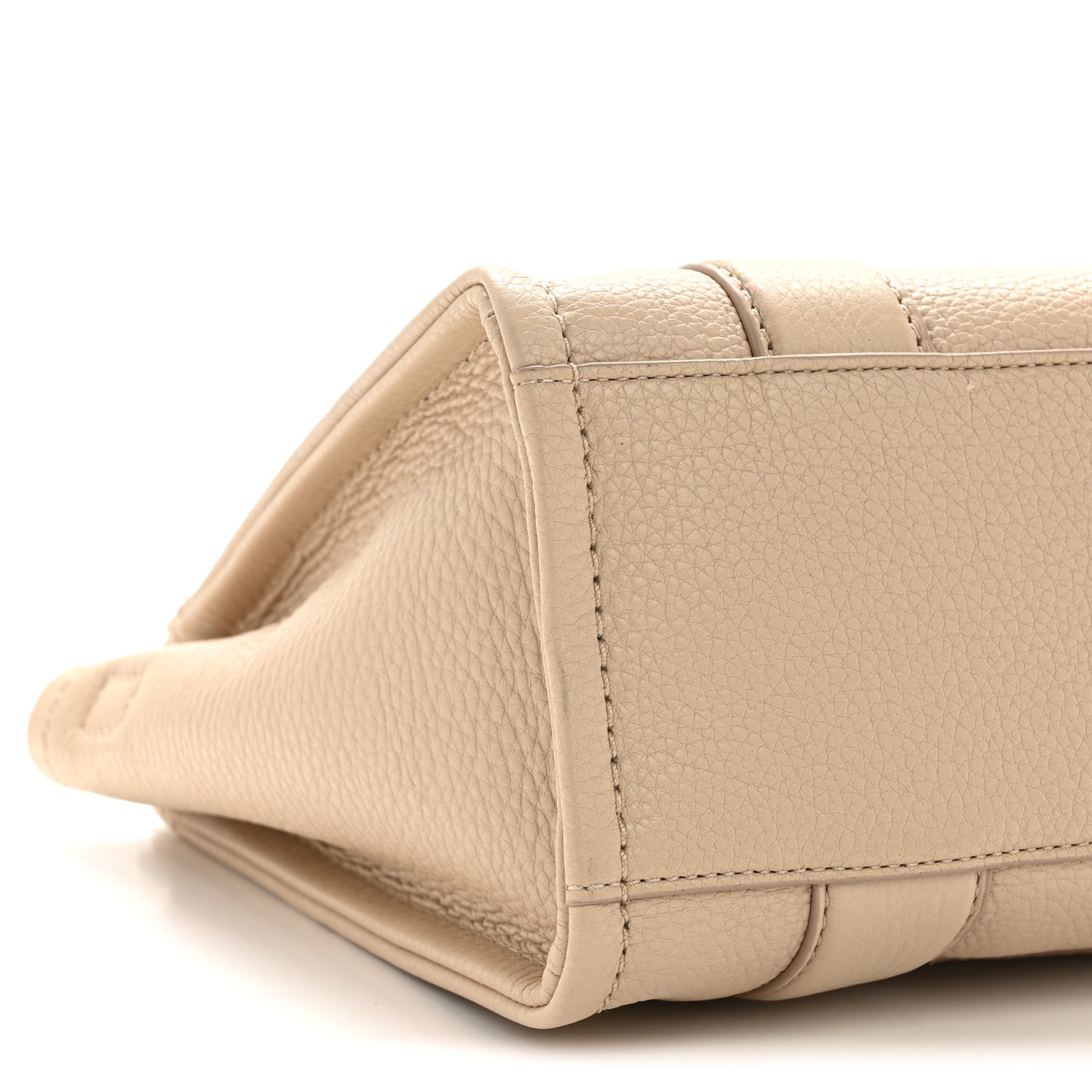 Grained Calfskin Small The Tote Bag Cotton Twine