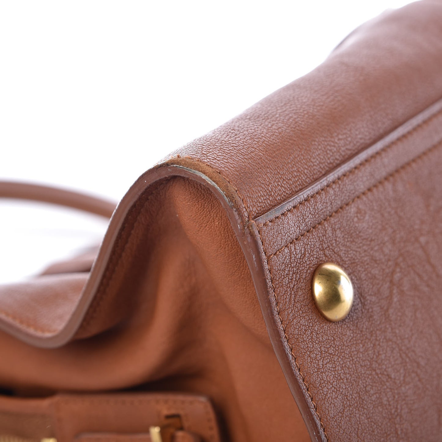 Sheepskin Medium Cabas Chyc Whiskey