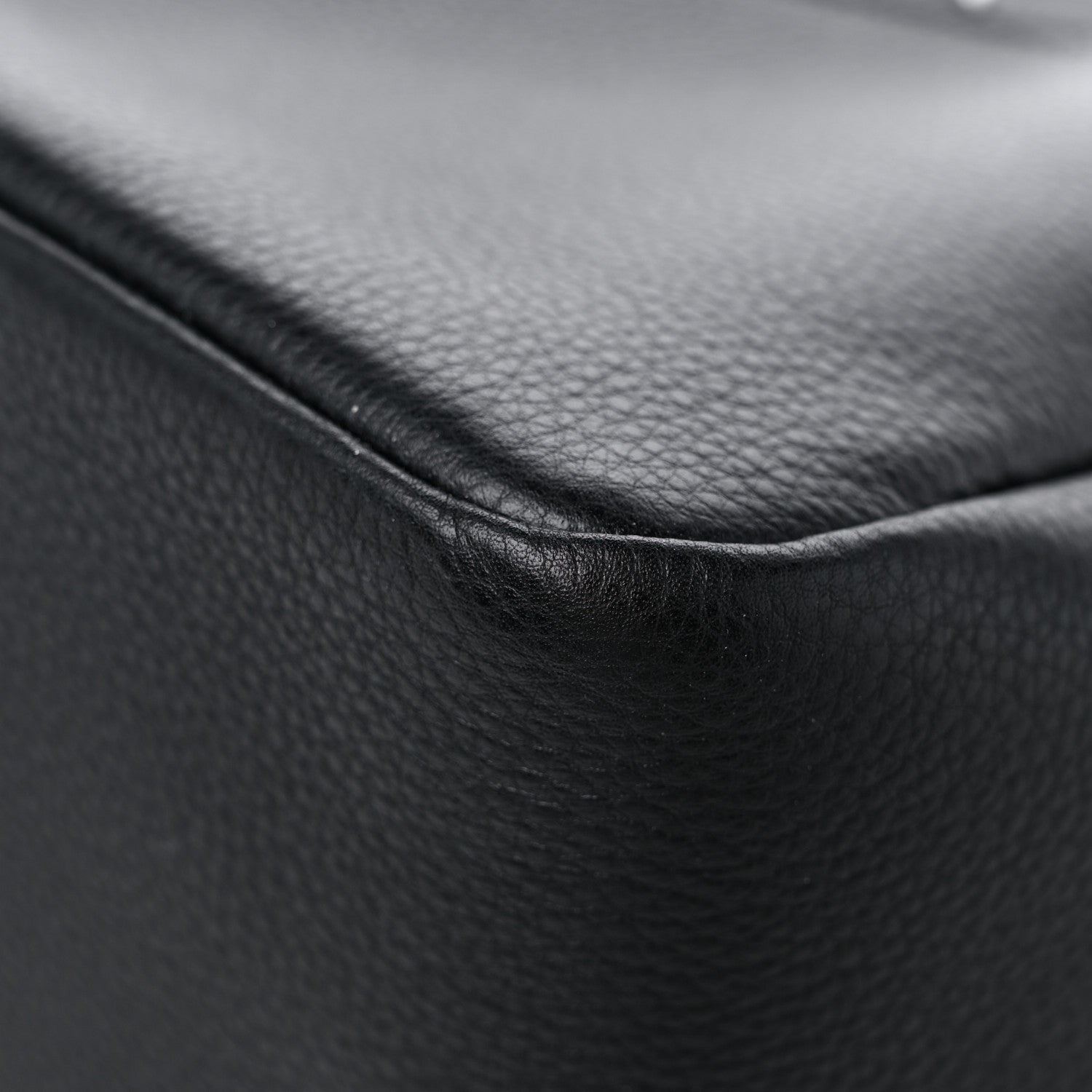 Prada Vitello Daino Soft Medium Dynamique Tote Black 8 of 11