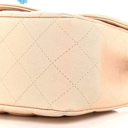 Chanel Metallic Lambskin Quilted Mini Square Flap Gold 8 of 9