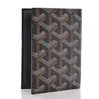 Goyard Goyardine Saint Marc Folding Card Case Black 3 of 6