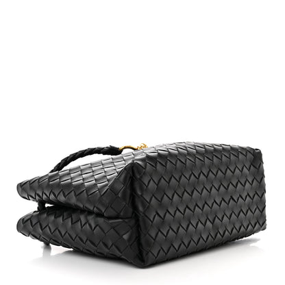 Bottega Veneta Nappa Intrecciato Medium Andiamo Shoulder Bag Black 4 of 10