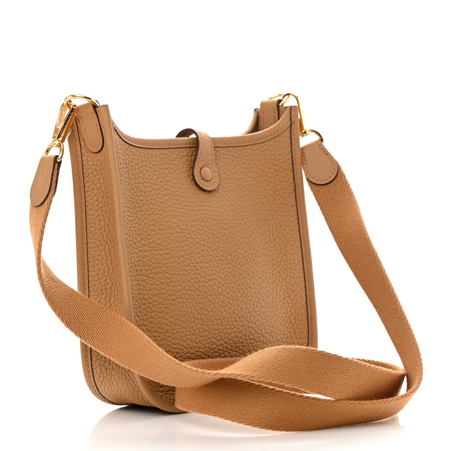 Hermes Taurillon Clemence Evelyne TPM Biscuit 3 of 11
