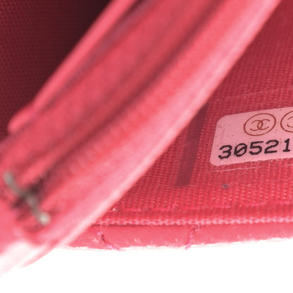 Chanel Caviar Quilted French New Wave Chain CC Wallet On Chain WOC Pink 15 of 27