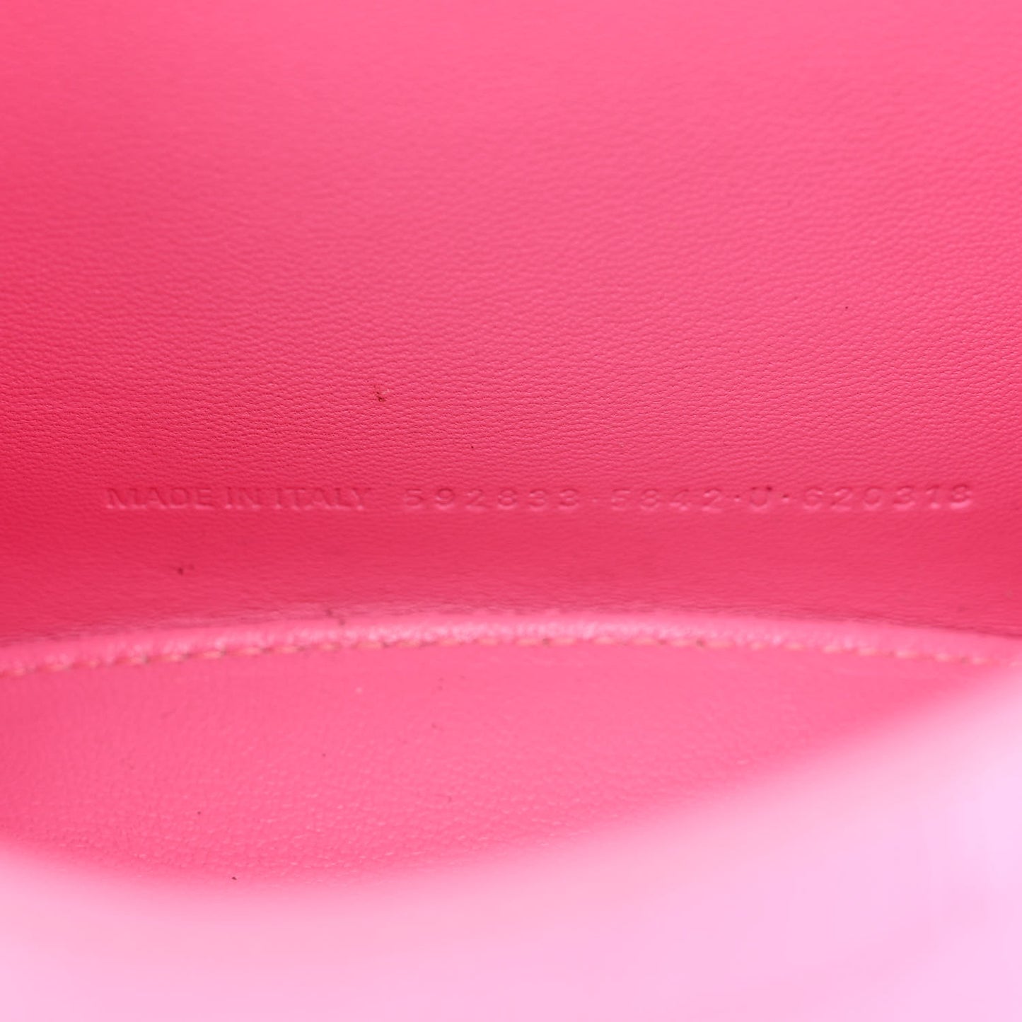 Shiny Calfskin Crocodile Embossed Hourglass Top Handle Bag XS Baby Pink