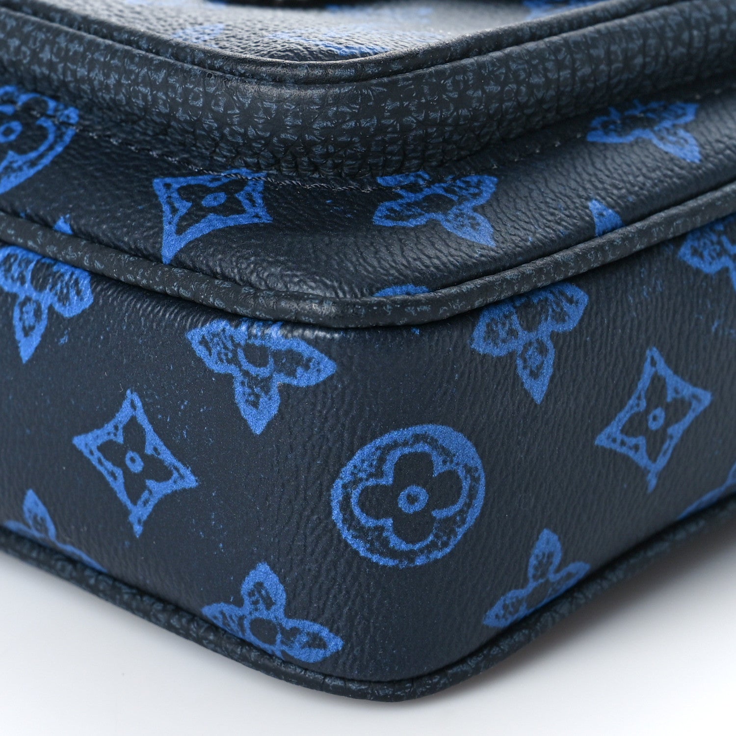 Louis Vuitton Monogram Macassar Christopher Wearable Wallet Blue 7 of 8