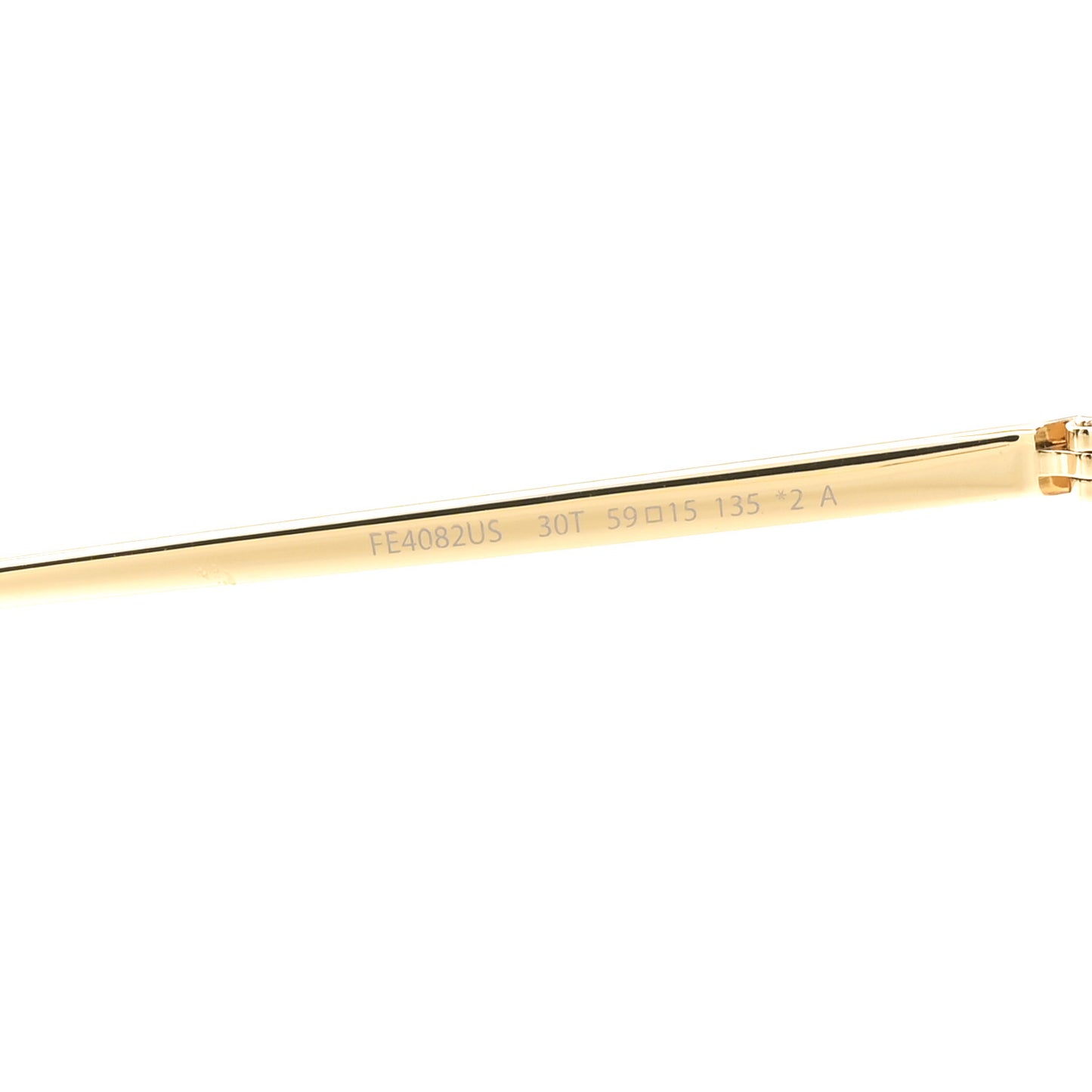 Metal Square Sunglasses FE4082US Gold