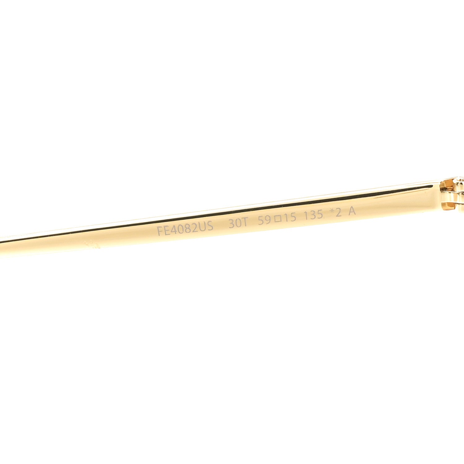 Fendi Metal Square Sunglasses FE4082US Gold 6 of 7