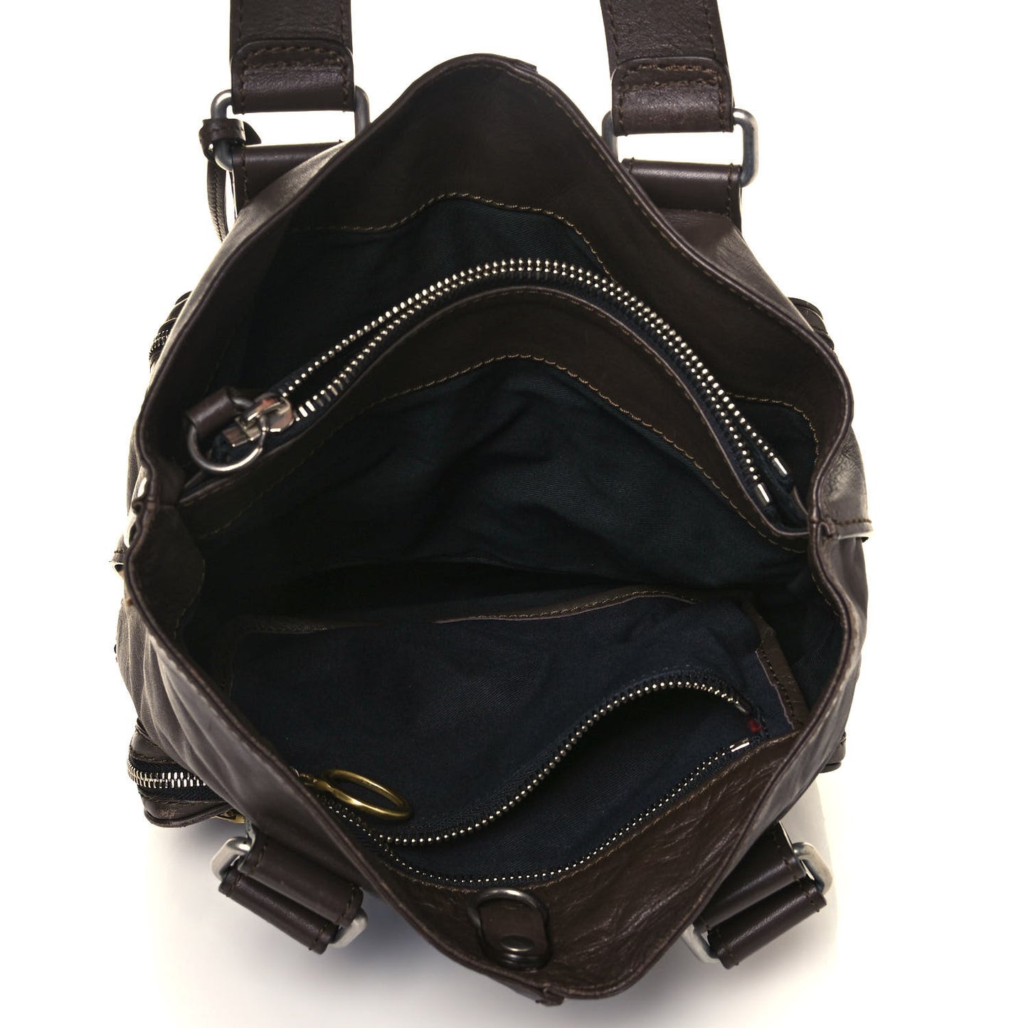Calfskin Betty Tote Chocolate