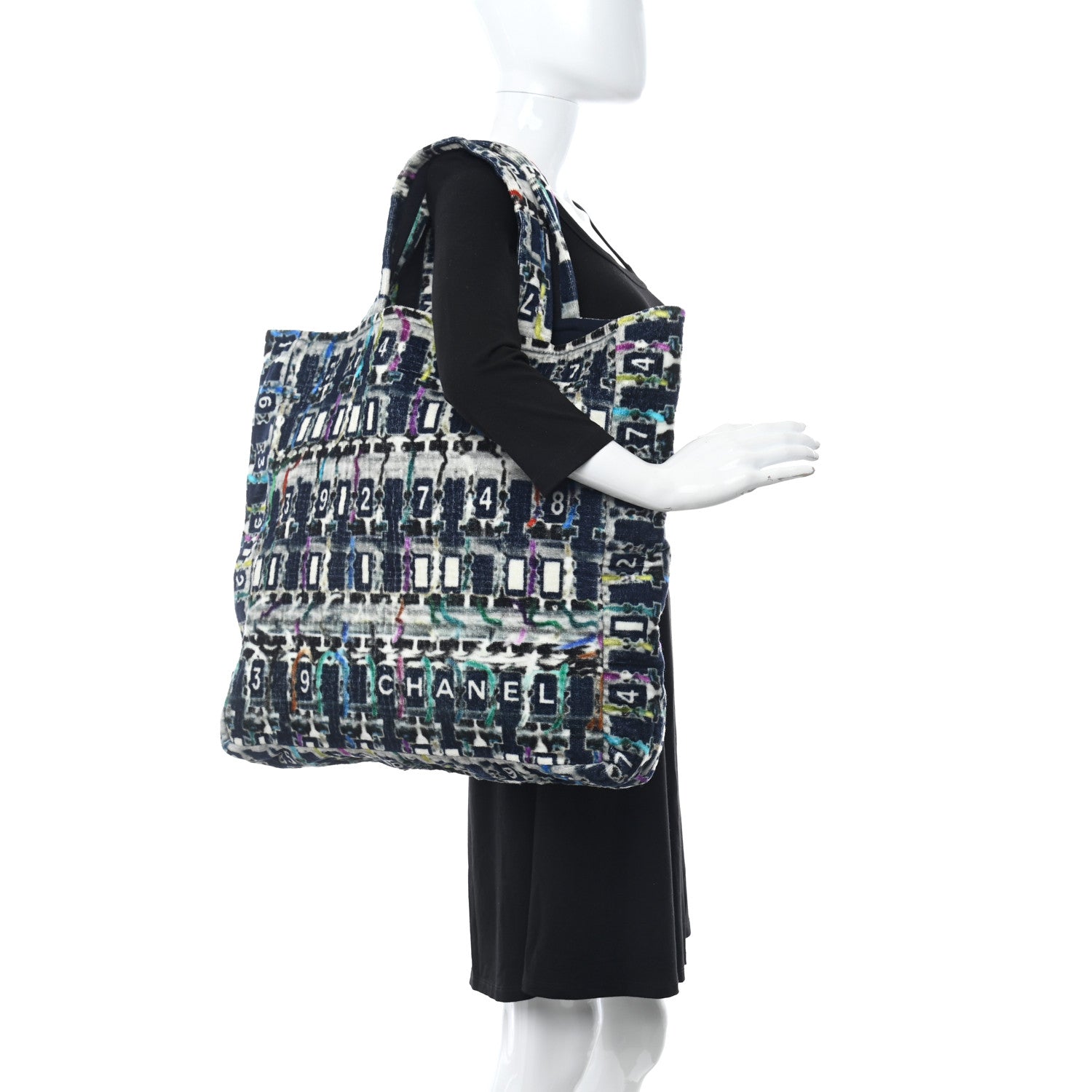 Chanel Terry Cotton Beach Tote Towel Set Multicolor 2 of 9