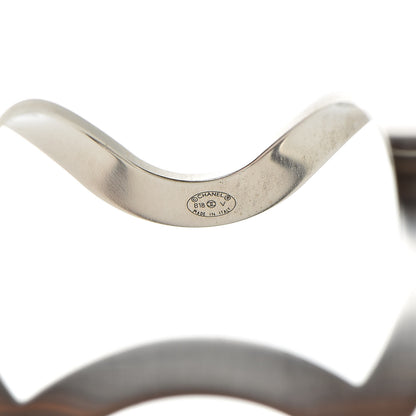 Chanel Metal CC Cuff Silver 4 of 6