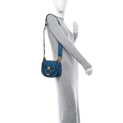 Chloe Calfskin Suede Small Tess Bag Vinyl Blue 2 of 10