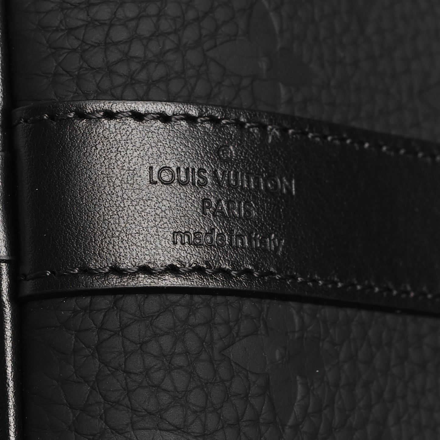 Taurillon Monogram Keepall Bandouliere 50 Black