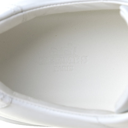 Hermes Calfskin Womens Advantage Sneakers 39 White 10 of 10