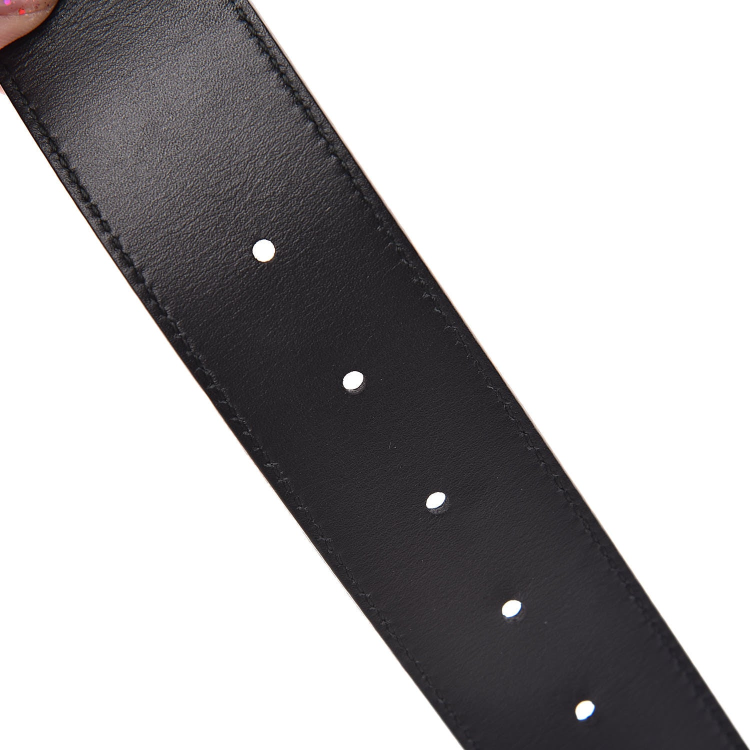 Gucci Calfskin Double G 40mm Belt 80 32 Black 6 of 7