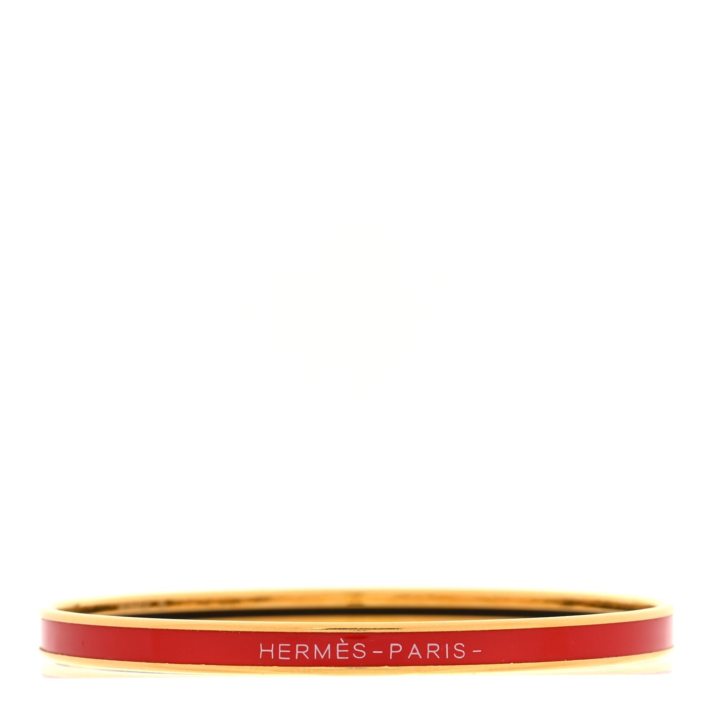 Enamel Extra Narrow Uni Bracelet 62  Rouge Jumping