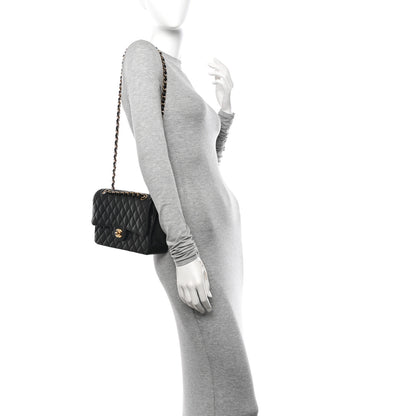 Chanel Caviar Quilted Medium Double Flap Black 2 of 10