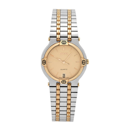 Gucci Stainless Steel 32mm 9000M Quartz Watch Gold 1 of 4