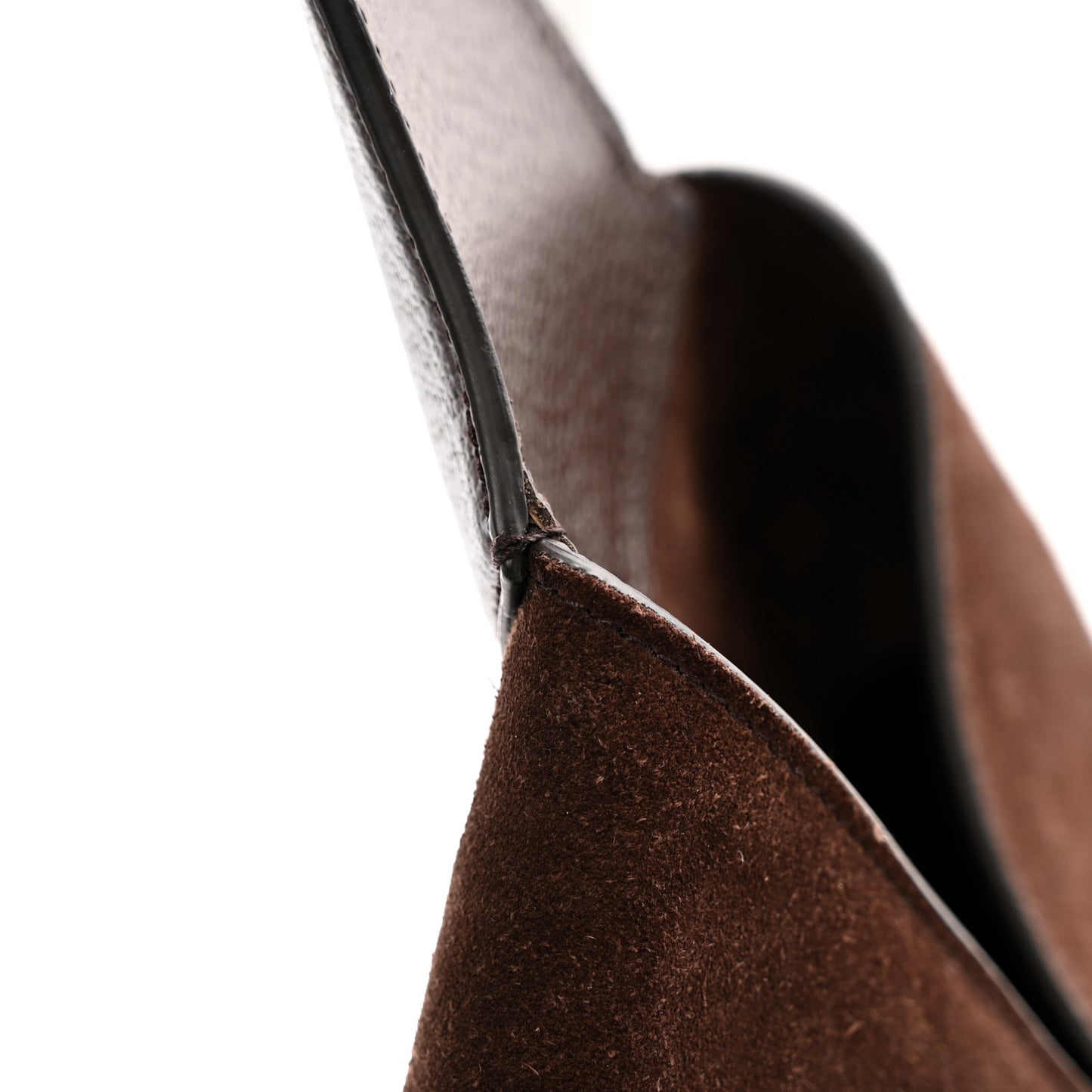 Suede Textured Dollar Calfskin Web Medium Jackie 1961 Crossbody Bag Brown