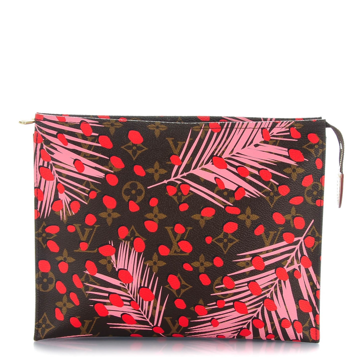 Monogram Jungle Dots Toiletry Pouch 26 Sugar Pink Poppy