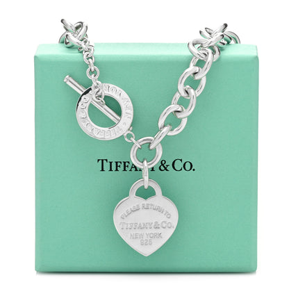Tiffany Sterling Silver Return to Tiffany Heart Tag Toggle Necklace 5 of 5