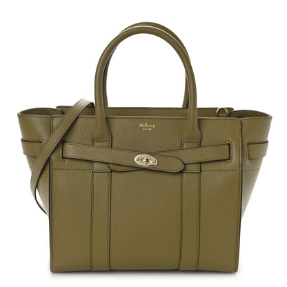 Mulberry Small Classic Grain Mini Zipped Bayswater Green 1 of 8