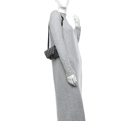 Christian Dior Oblique Saddle Belt Bag Blue 2 of 11