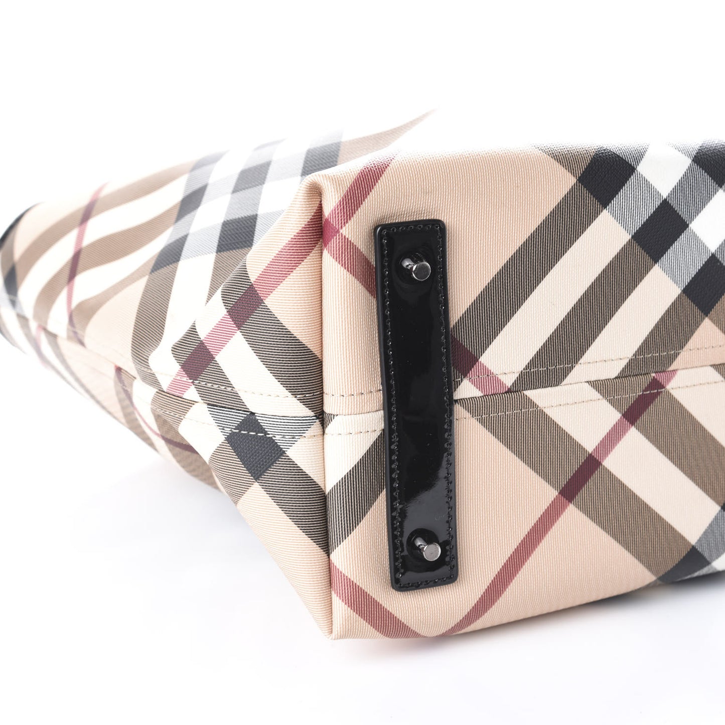 Nova Check Large Nickie Tote Black