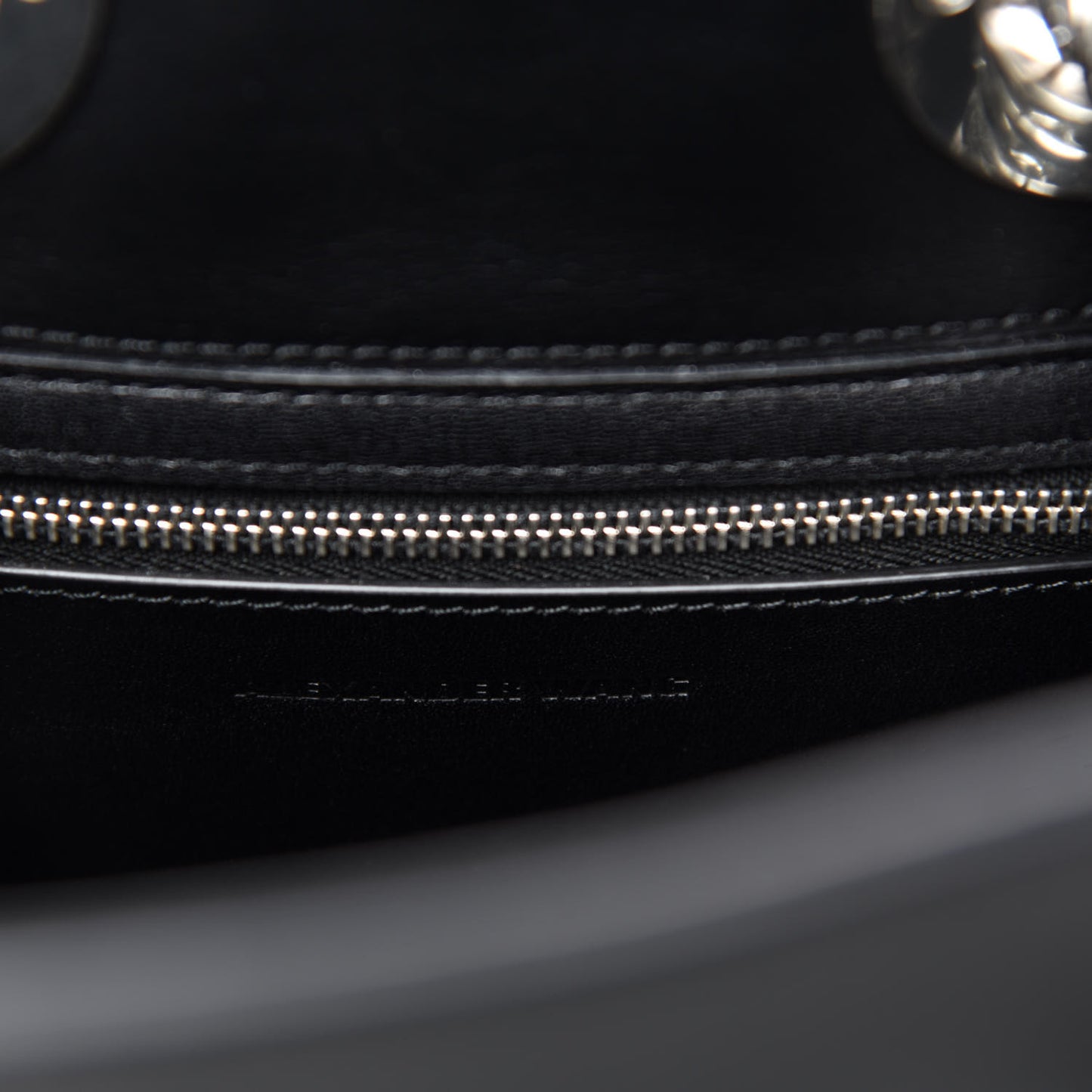 Smooth Calfskin Genesis Box Chain Bag Black