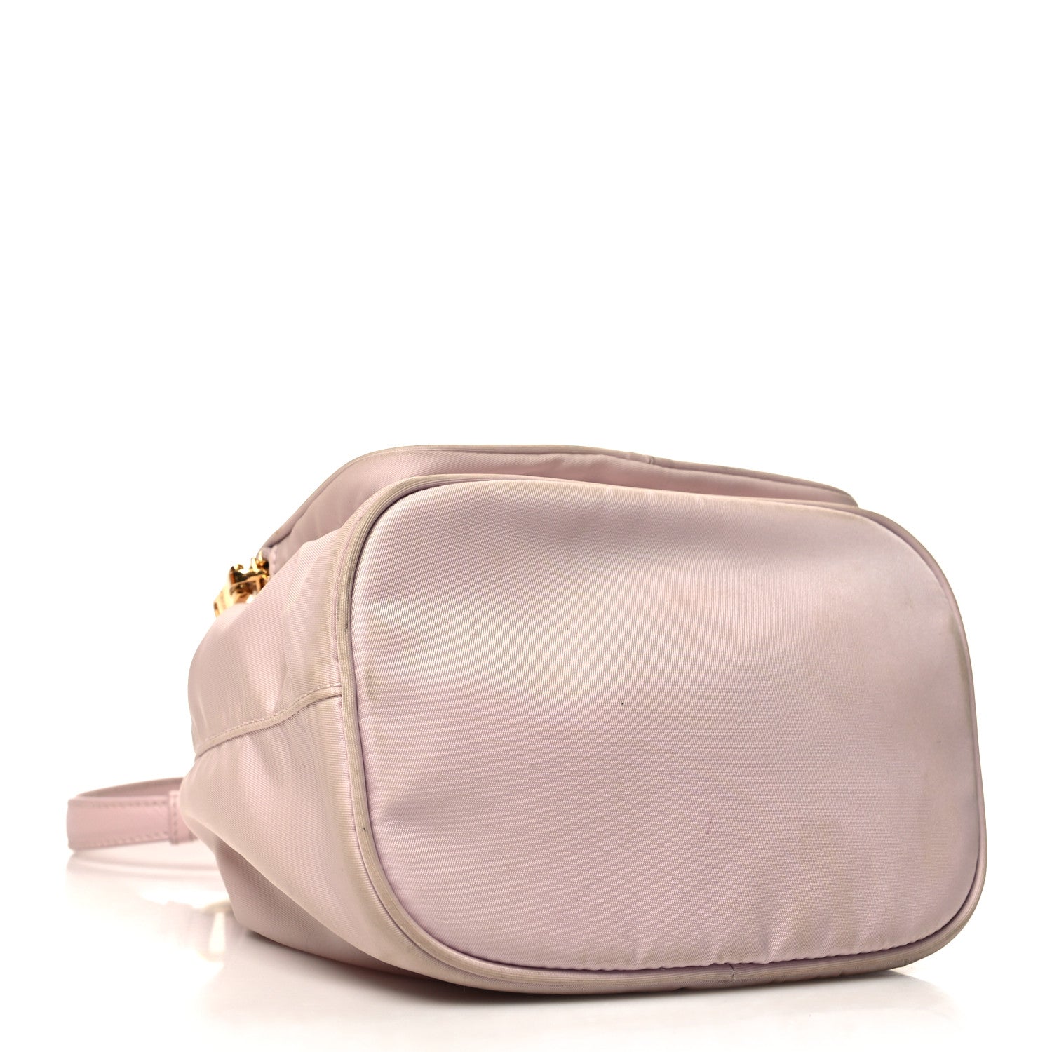 Prada Re-Nylon Saffiano Duet Bucket Crossbody Bag Alabastro 4 of 10