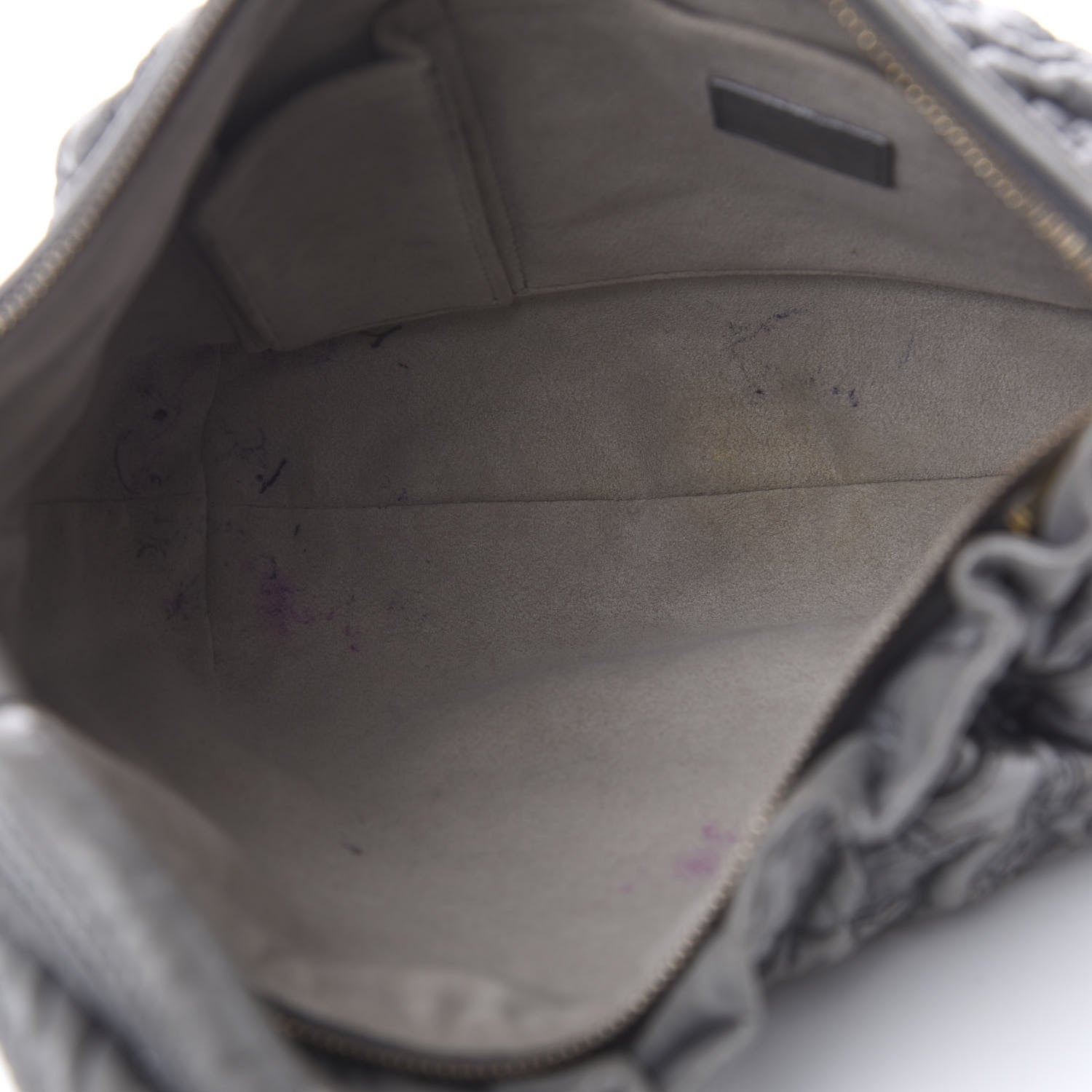 Louis Vuitton Lambskin Olympe Nimbus PM Anthracite 5 of 17