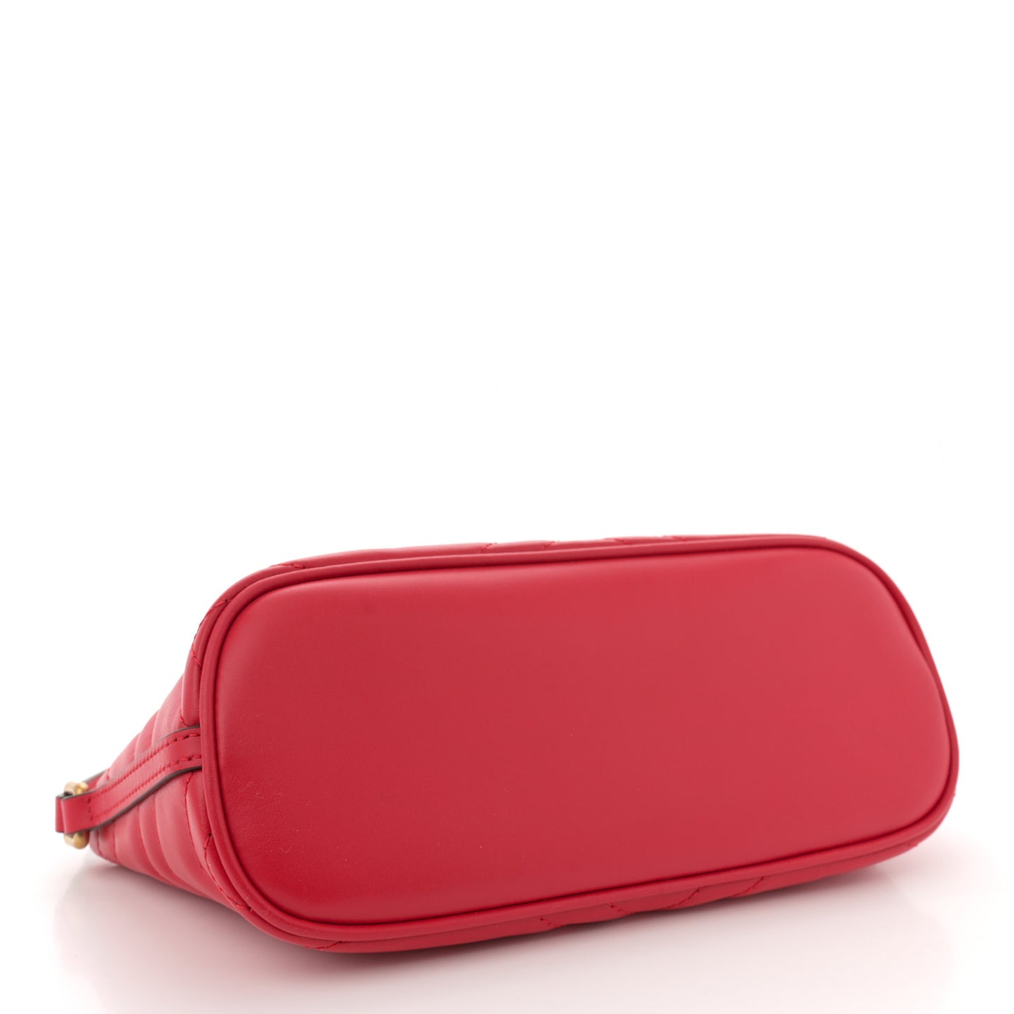 Calfskin Matelasse Chevron GG Marmont Sling Shoulder Bag Rosso