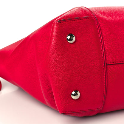 Louis Vuitton Veau Cachemire Soft Lockit MM Framboise 8 of 9