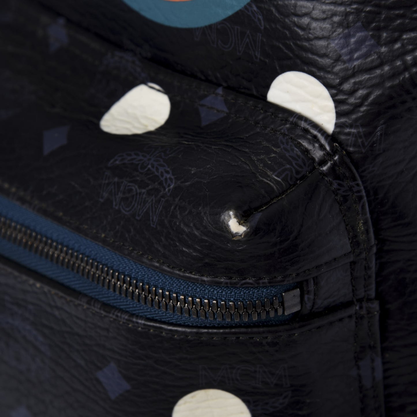 Wrinkled Visetos Small Craig & Karl Beyond Snowdome Backpack Black