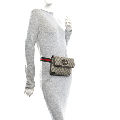 Gucci GG Supreme Monogram Neo Vintage Web Belt Bag Brown 2 of 10