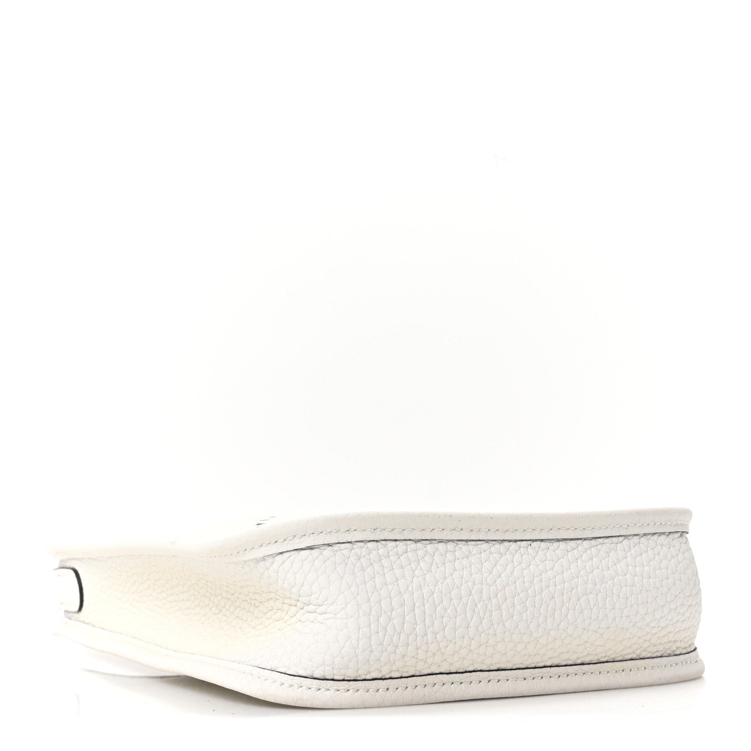 Hermes Taurillon Clemence Evelyne TPM New White 3 of 10