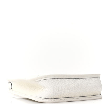 Hermes Taurillon Clemence Evelyne TPM New White 3 of 10
